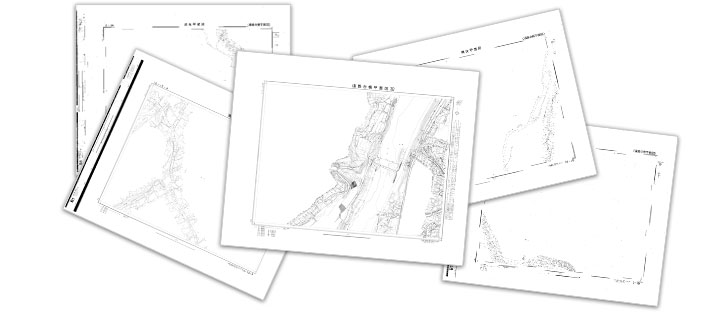 従来のアナログ図面のイメージ